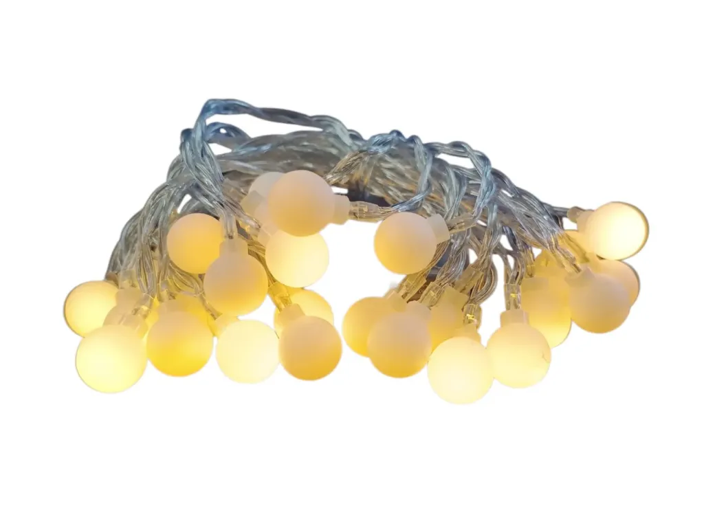 Guirnaldas de luces led bolitas con enchufe