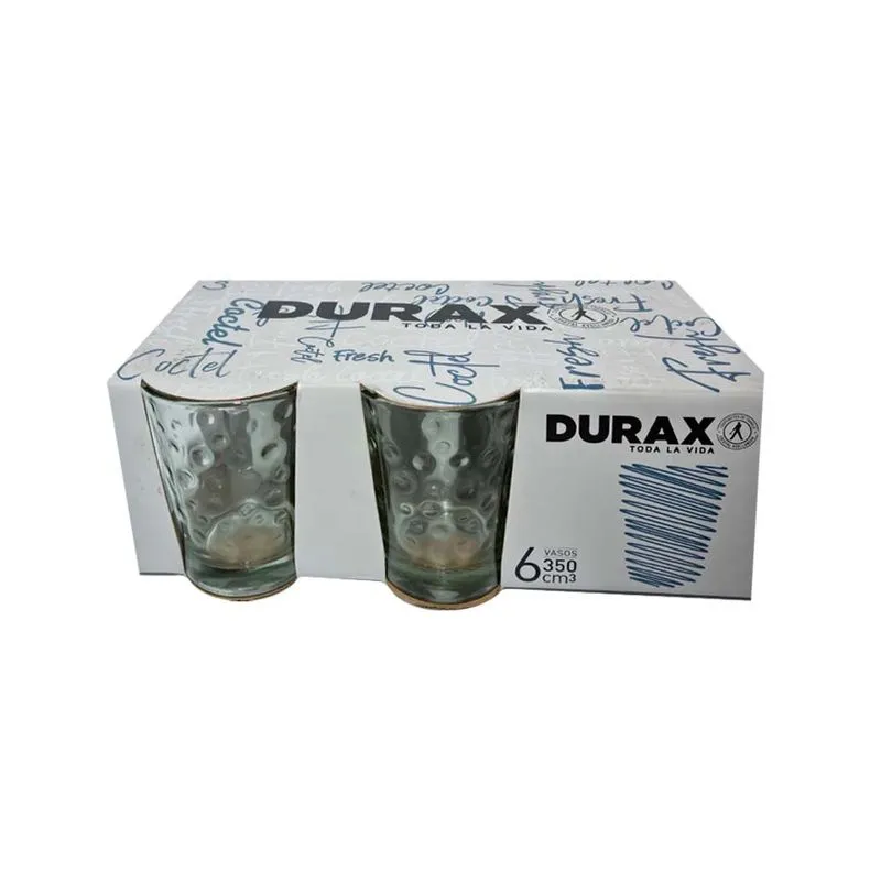 Vaso Fresh 350ml Six-Pack Durax