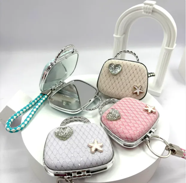 [ART4960] LLavero espejo doble de cartera