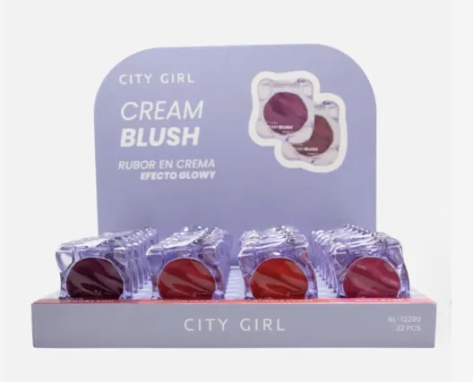 Rubor en crema efecto glowy City Girl (Tono 2)