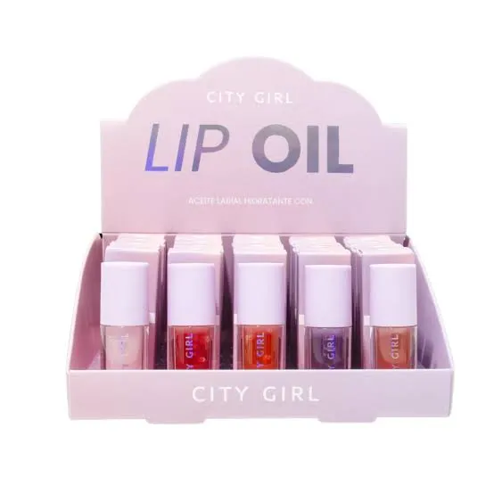 Aceite labial hidratante City Girl (Tono 1)