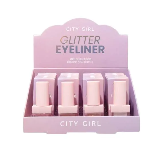 Mini delineador líquido con glitter City Girl (Tono 1)