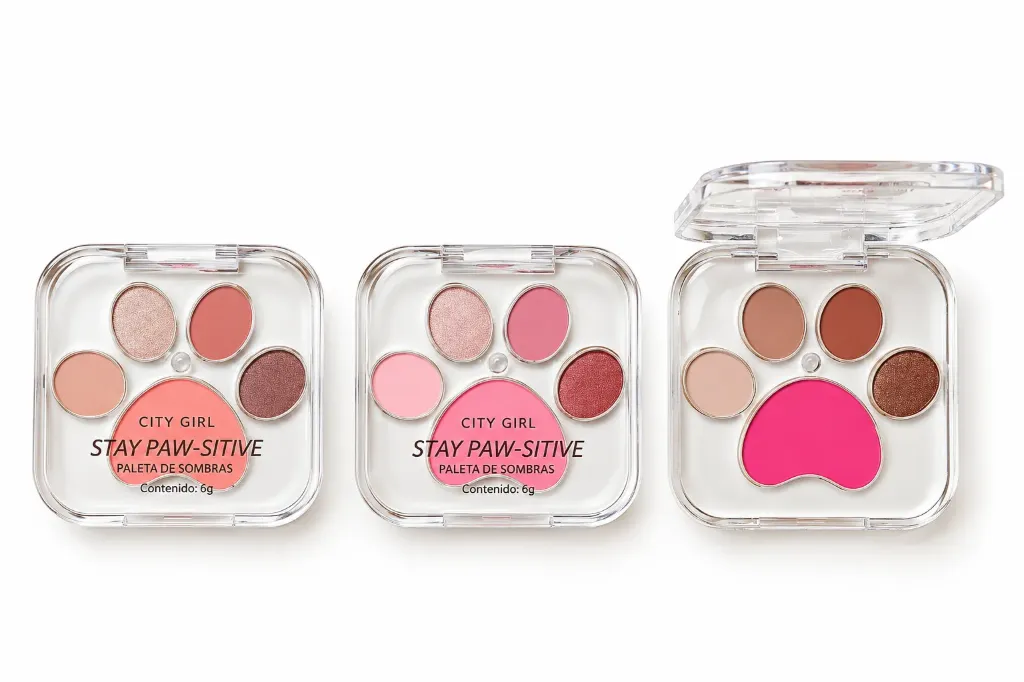 Paleta de sombras patita City Girl (Tono 1)