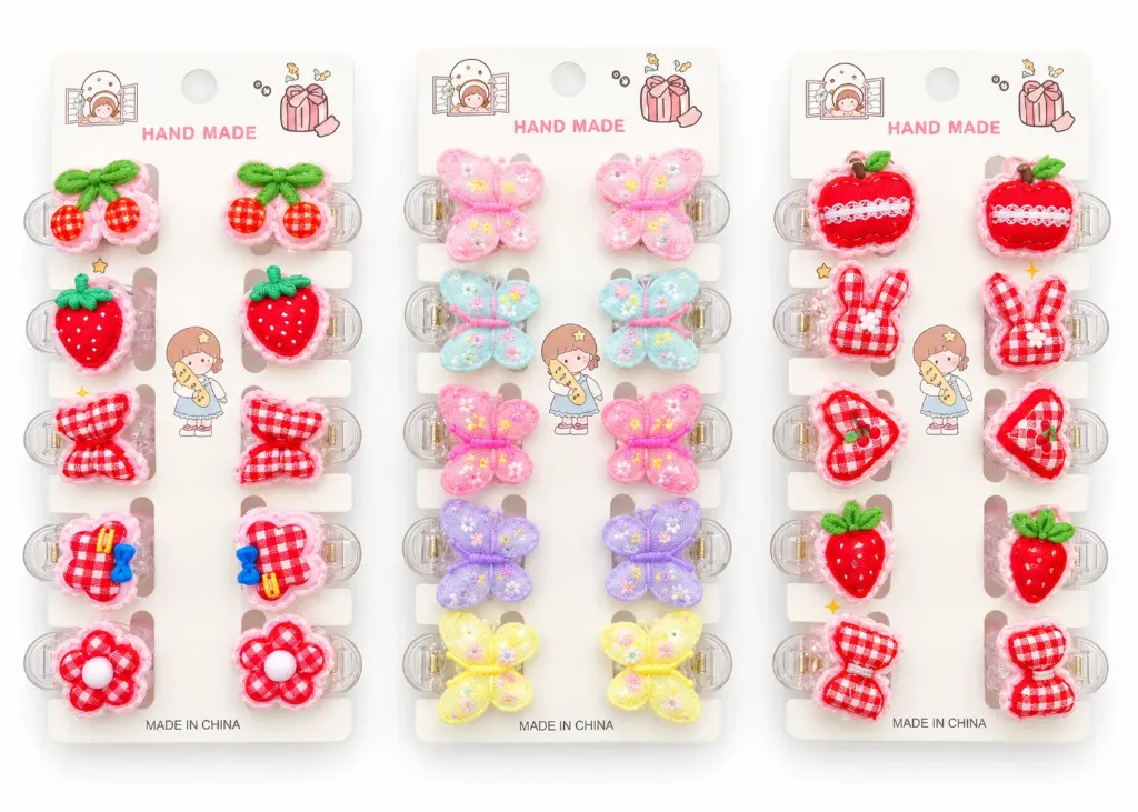 Set brochecitos infantiles x10