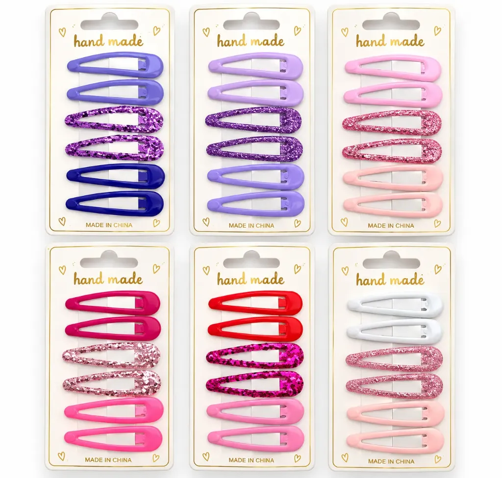 [ART5015] Set prensitas tic tac x6 colores y brillo