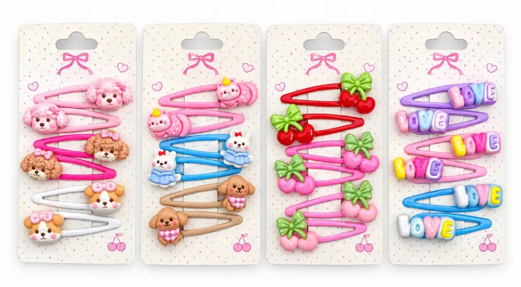 [ART5004] Set prensitas tic tac x6 decorado