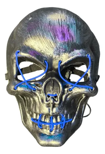 Careta calavera led
