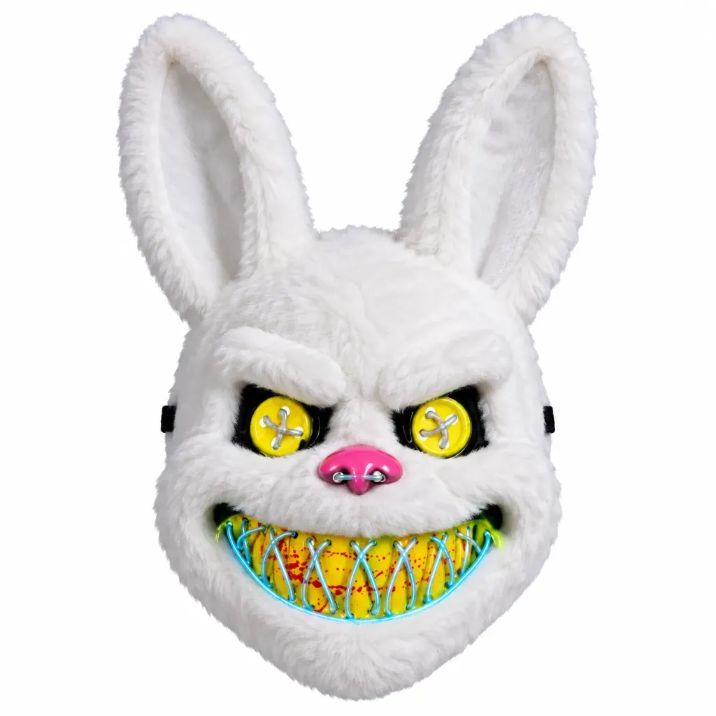 Máscara led conejo (Blanco)