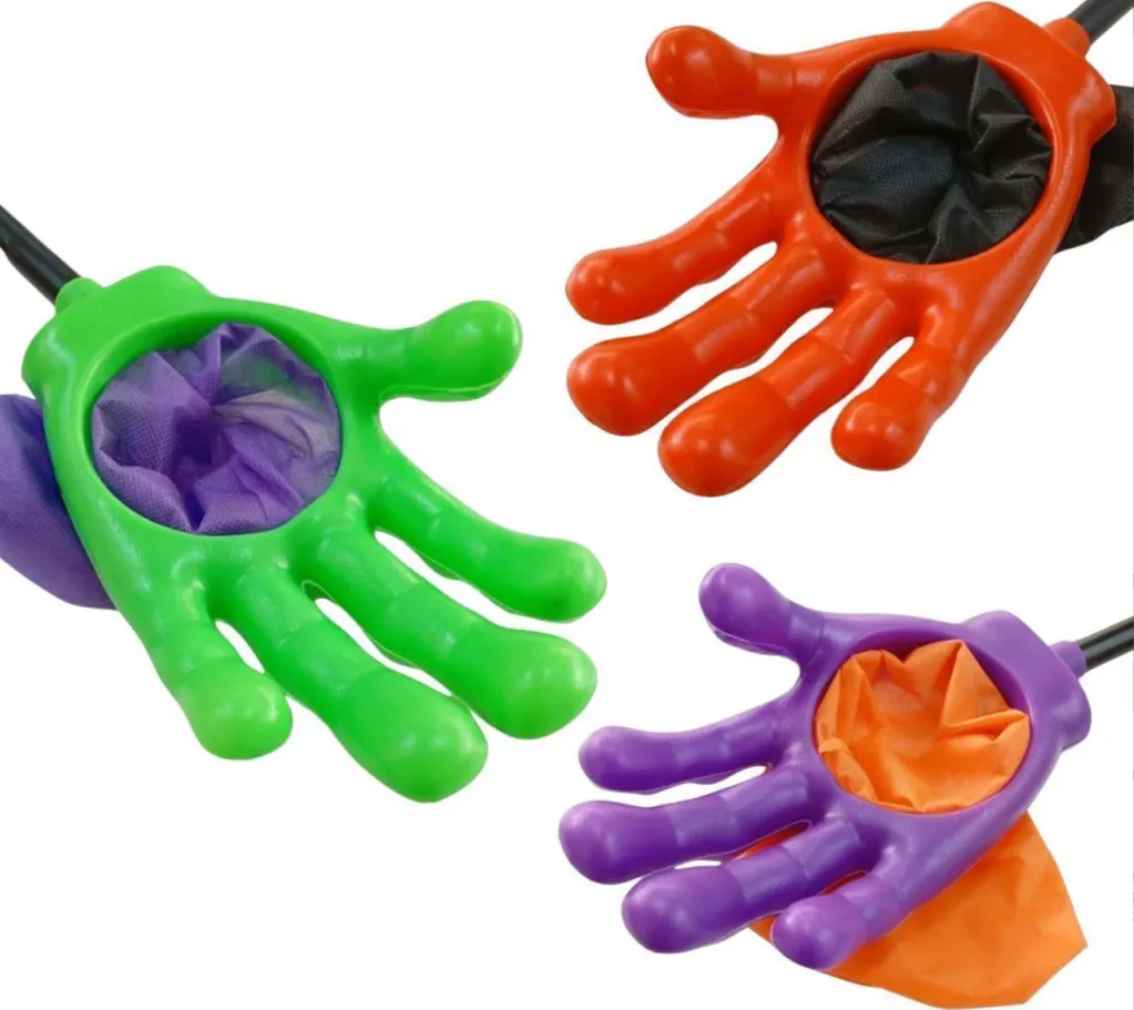 Mano caramelera monstruo Halloween x1 (Verde)