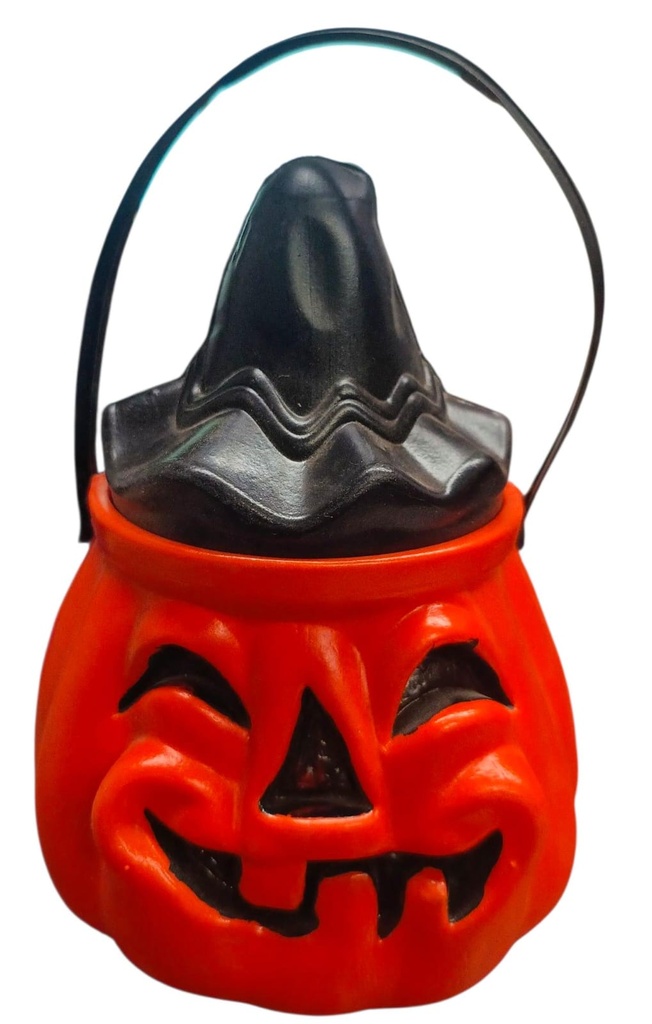 Calabaza para golosinas Halloween (Violeta)