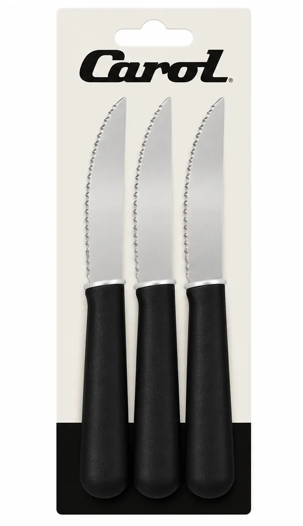 🔵Blister x3 cuchillos Carol