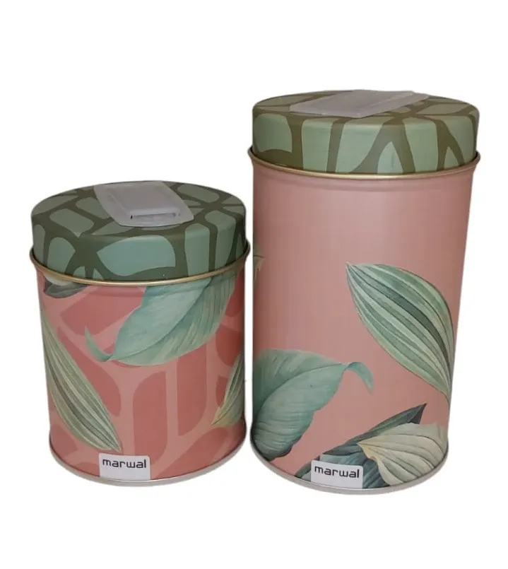 Set x2 latas litografiadas