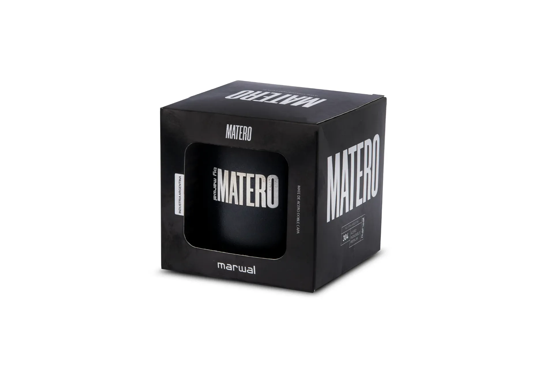 Mate térmico acero grabado Marwal