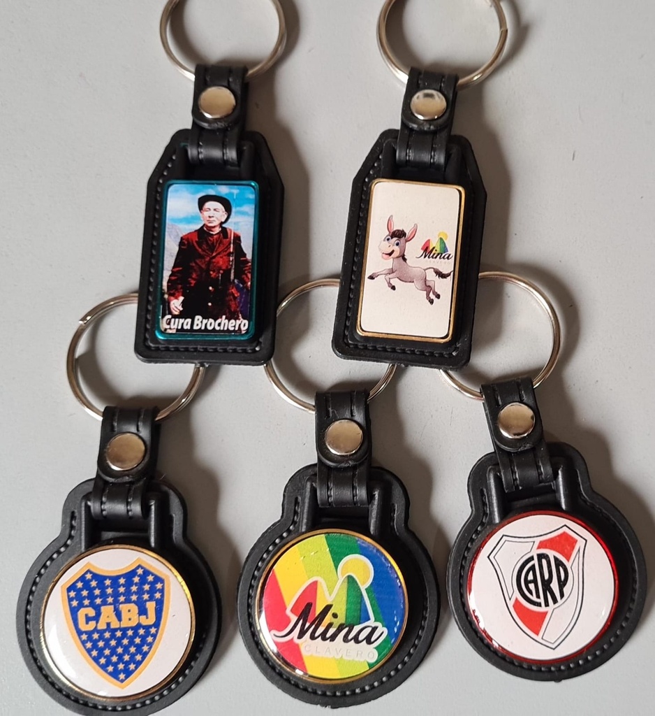 Llavero Cuerina Plastico Sublimado
