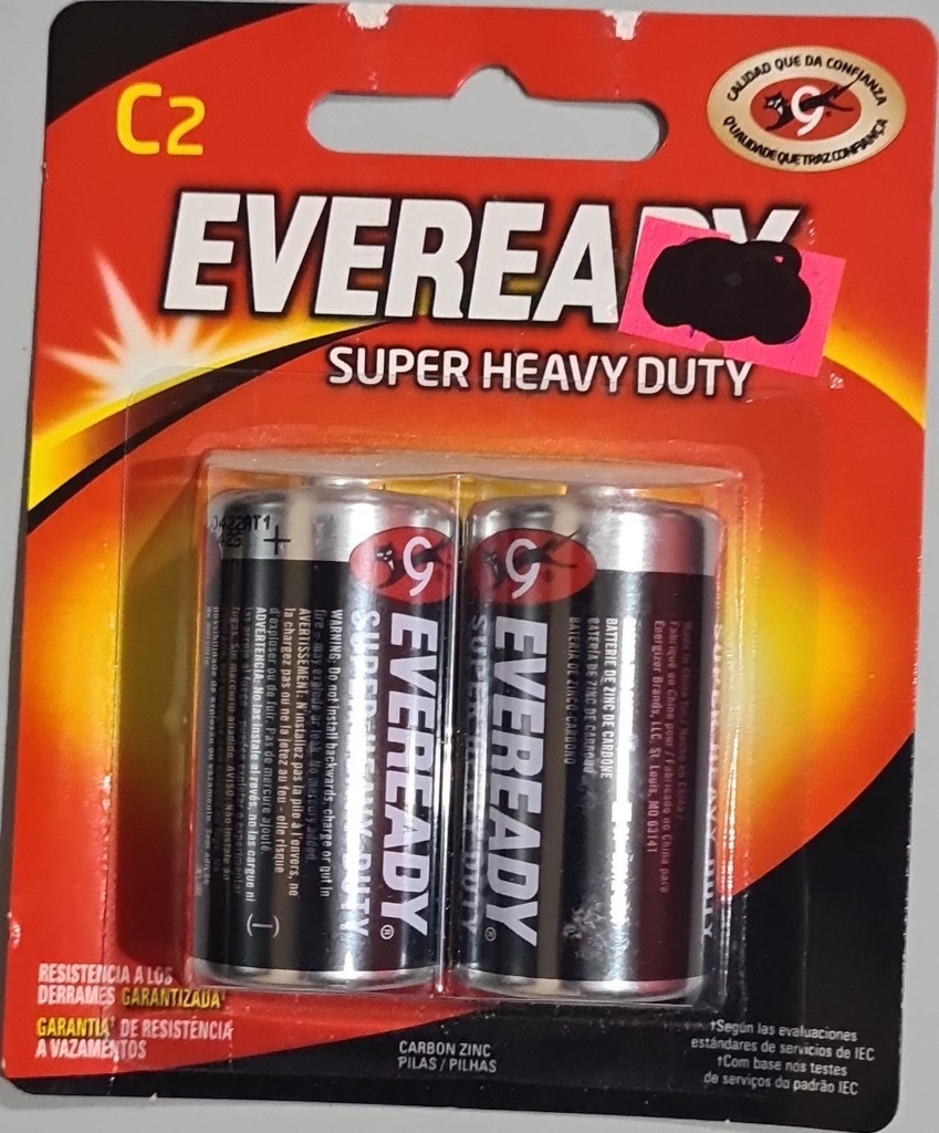 Pila Eveready C2 Mediana Por Unidad