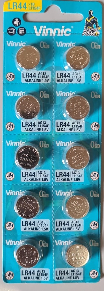 Pila LR44 AG13 Vinnic