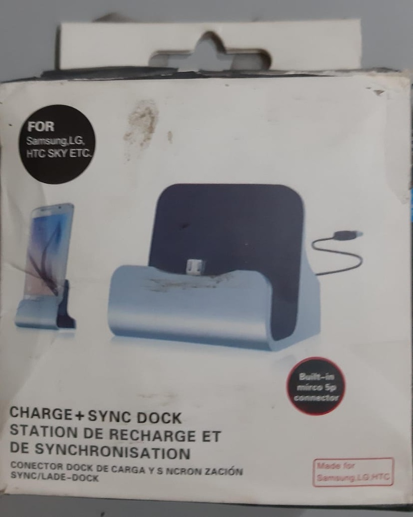 [ART549] Base Dock Cargador Micro Usb V8 Android