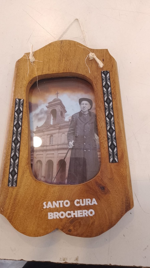[ART555] Cuadro Brochero Madera Chico