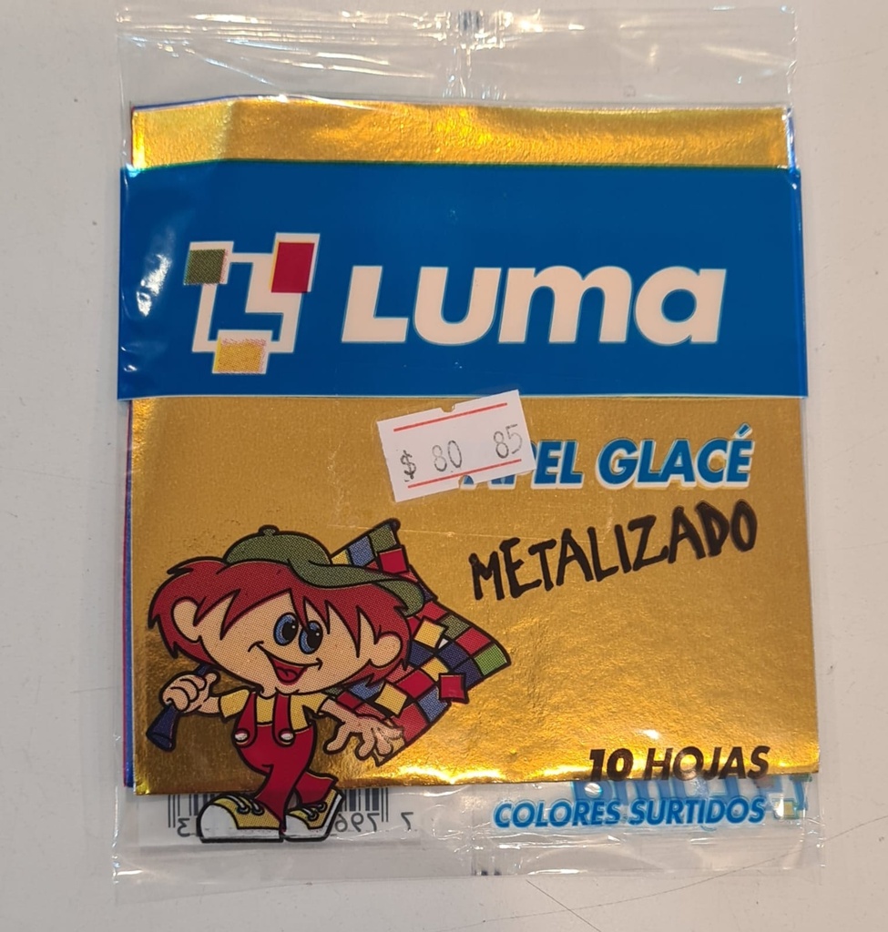 🔵Papel Glace Metalizado x10 Hojas