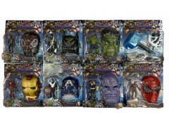 MASCARA + MUÑECO AVENGERS BLISTER