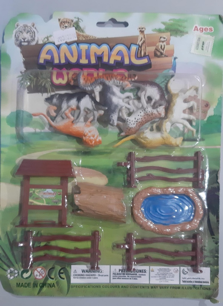 ANIMALES DE LA SELVA BLISTER ANIMAL WORLD
