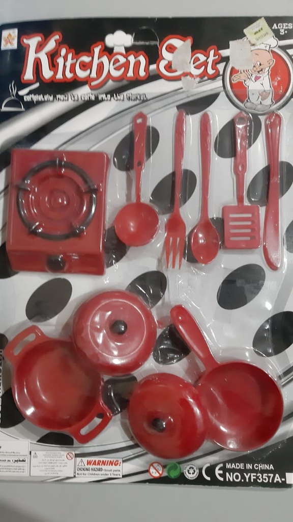 Set Cocina Rojo Kitchen Set