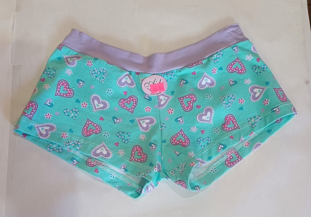 Bombacha culotte con corazones AIDA