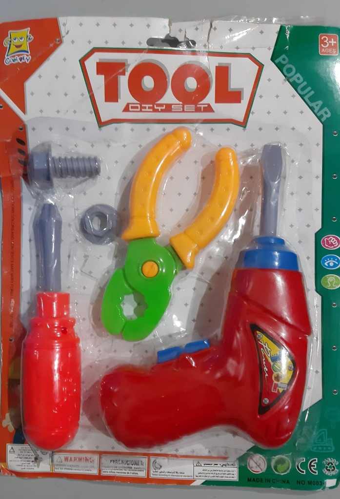 SET HERRAMIENTA EN BLISTER (5 PIEZAS)