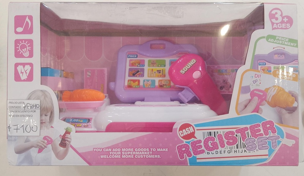 CAJA REGISTRADORA CHICA C/ LUZ Y SONIDO