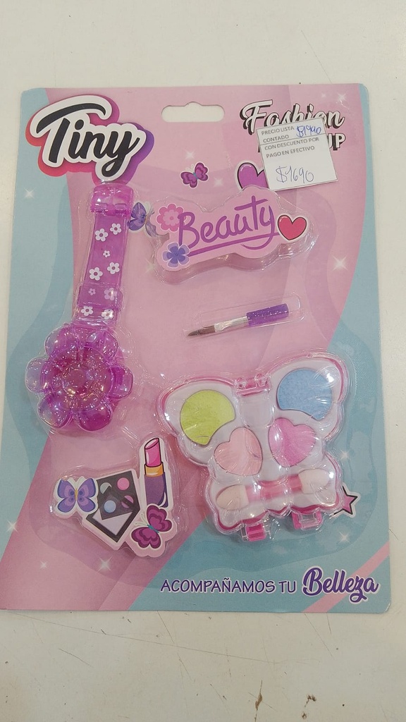 SET DE MAQUILLAJE TINY 3 PIEZAS
