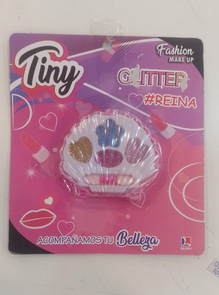 SET MAQUILLAJE SOMBRAS C/GLITTER TINY