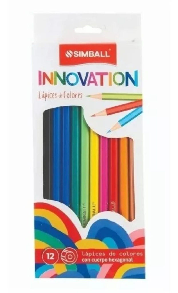 🔵Lapiz Simball Color Innovation Largos x12