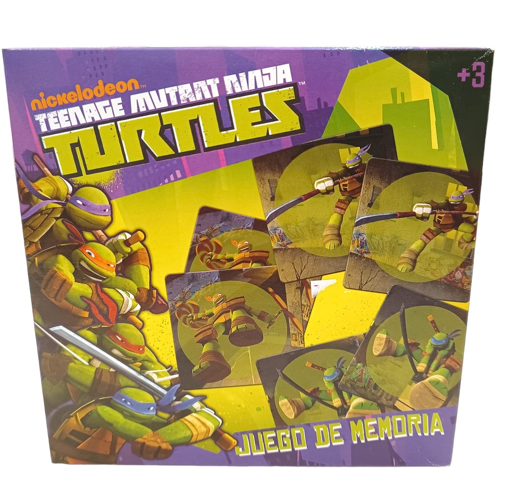 Juego de memoria Tortugas Ninjas