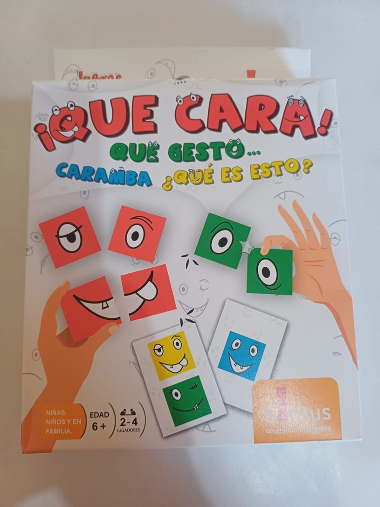 Juego de cartas ¡Que cara! Bontus
