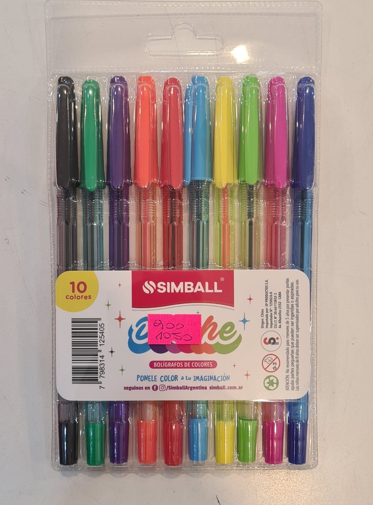 🔵Lapicera Simball Dolche x10