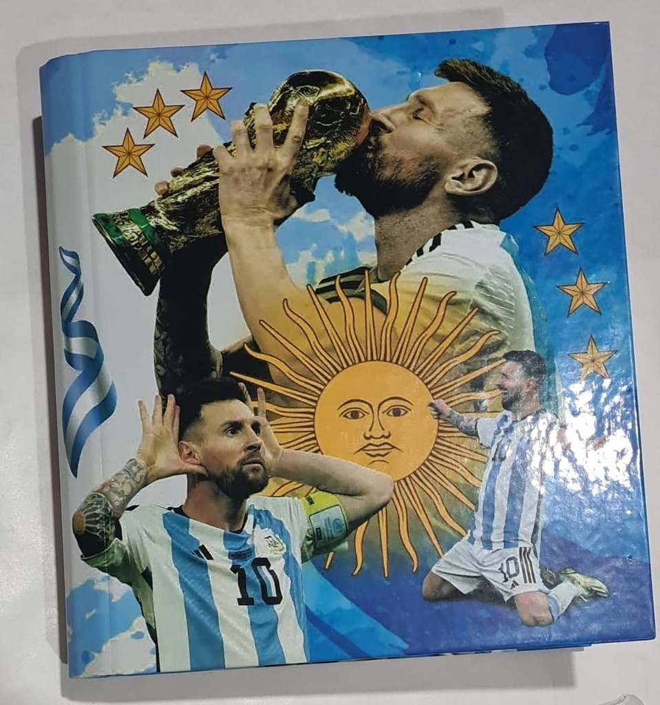 🔵CARPETA 3X40 (ARGENTINA MESSI)