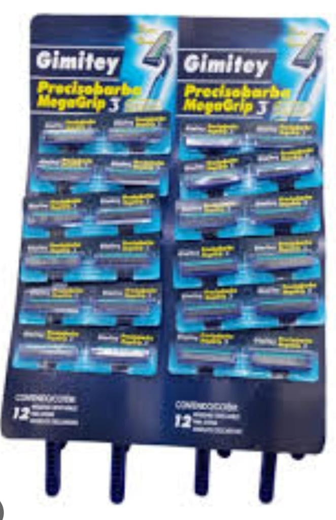Presto Barba Gimitey 3 Hojas C/U