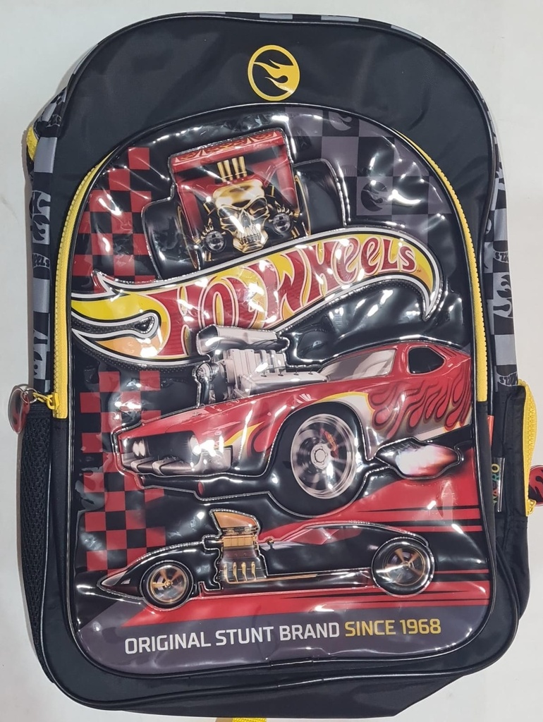 🔵MOCHILA WABRO HOT WHEELS 45CM