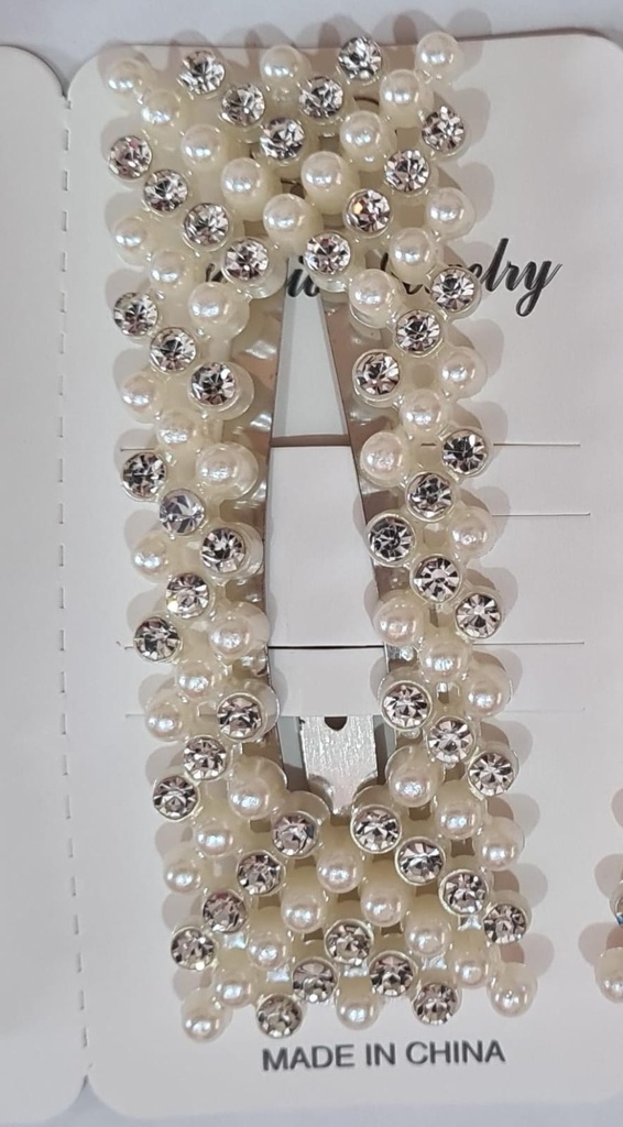 TICTAC PERLA Y STRASS X UNIDAD