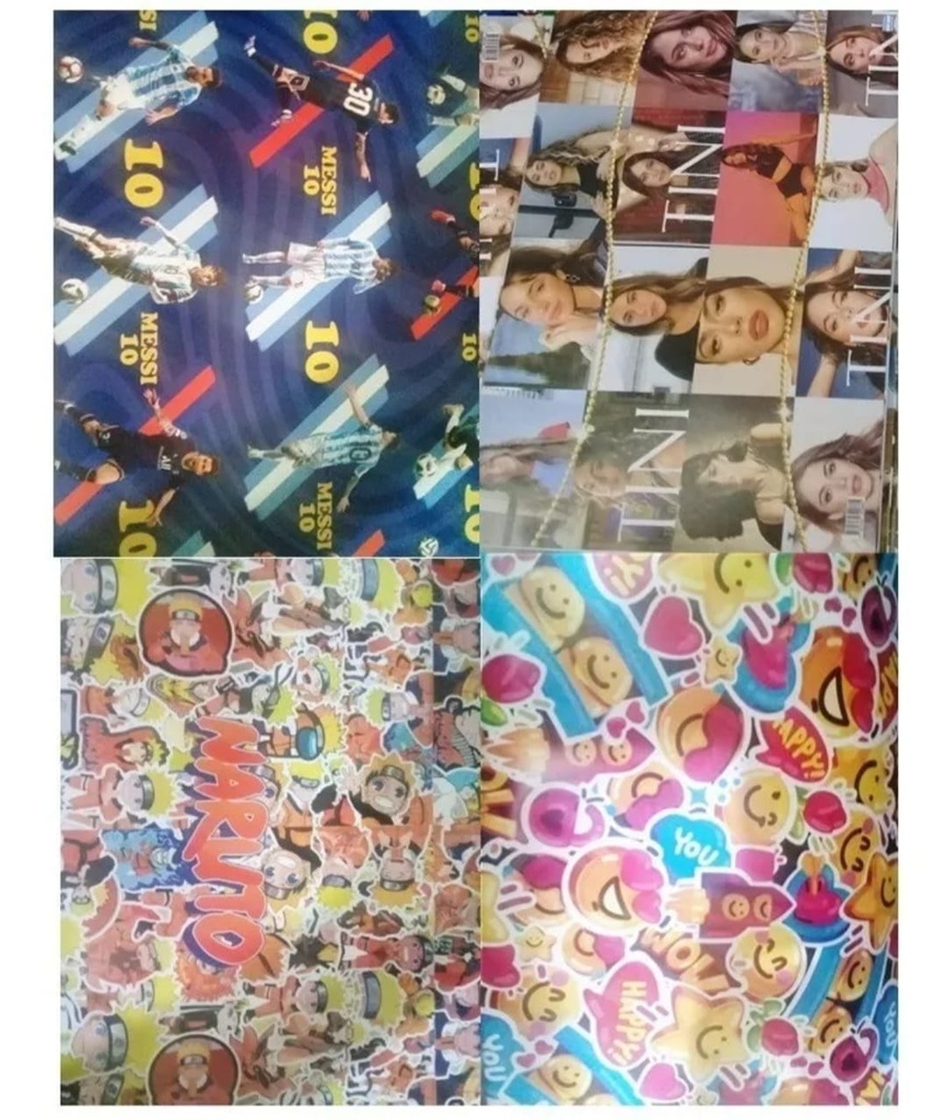 Papel para forrar de personajes