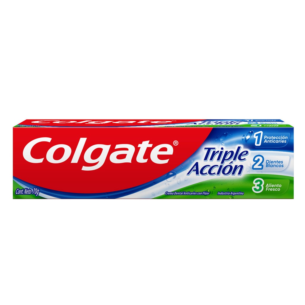 🔴Dentrifico Colgate Triple Accion Pasta Dental 180 gr