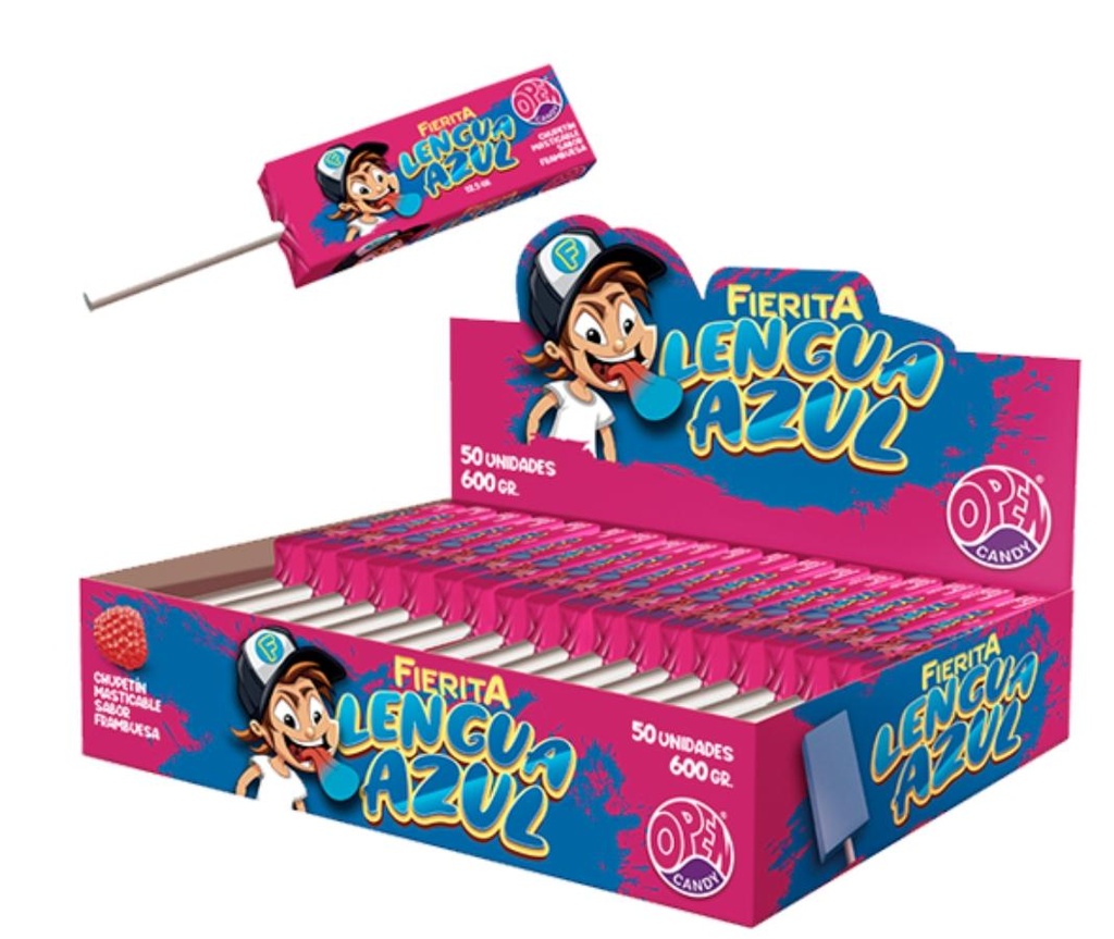 Chupetin Fierita Super Tattoo/PINTA LENGUA
