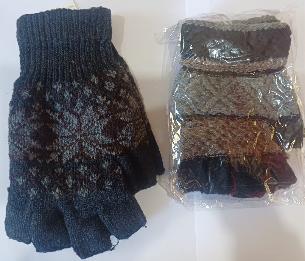 Guantes sin dedos para adultos