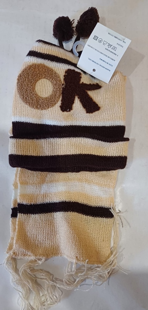 Gorro niño ok con bufanda