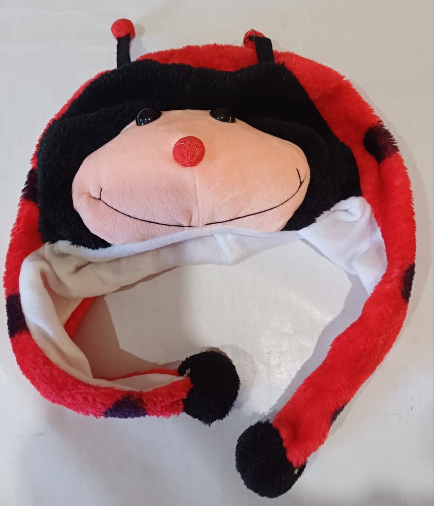 Gorro cabeza animal peluche