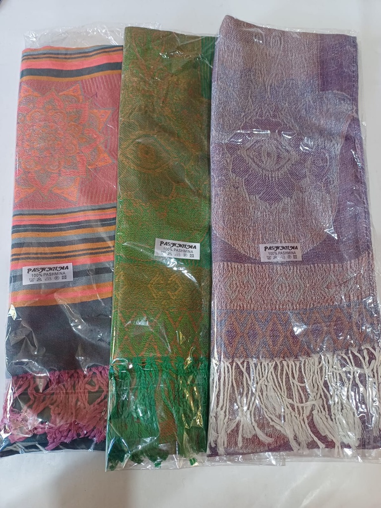 Pañuelo pashmina estampado/liso