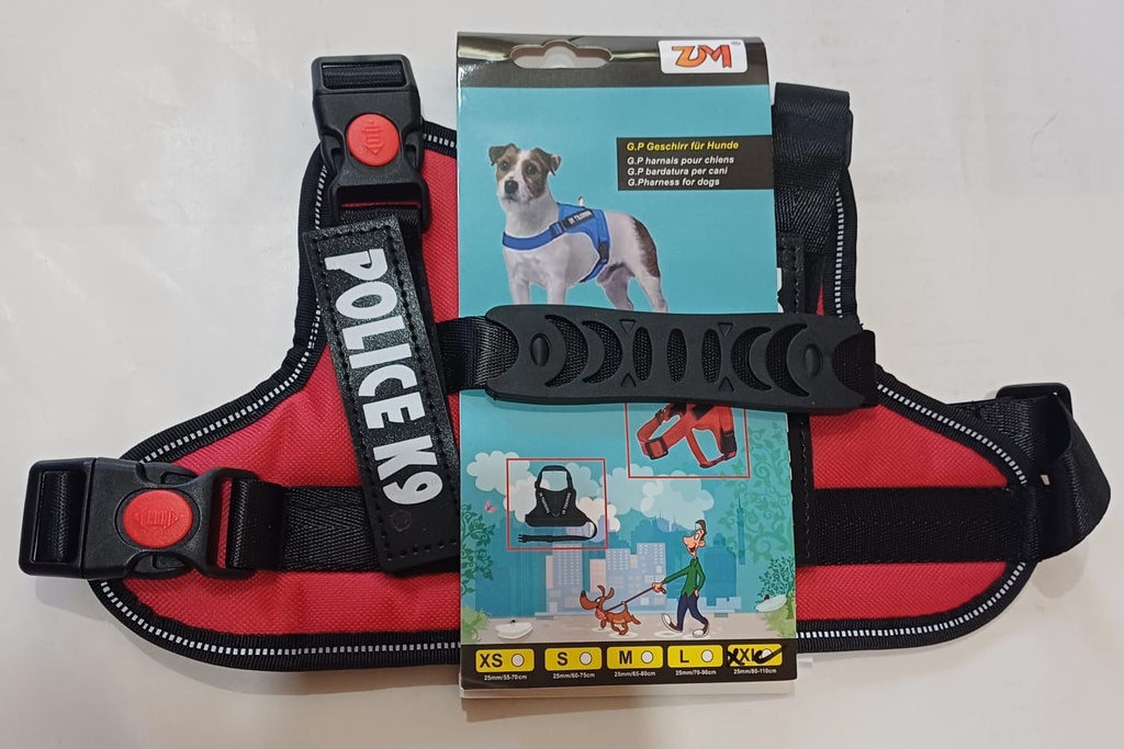 [A868-50] PECHERA POLICE K9 TALLE XS-S-M-L-XL-XXL