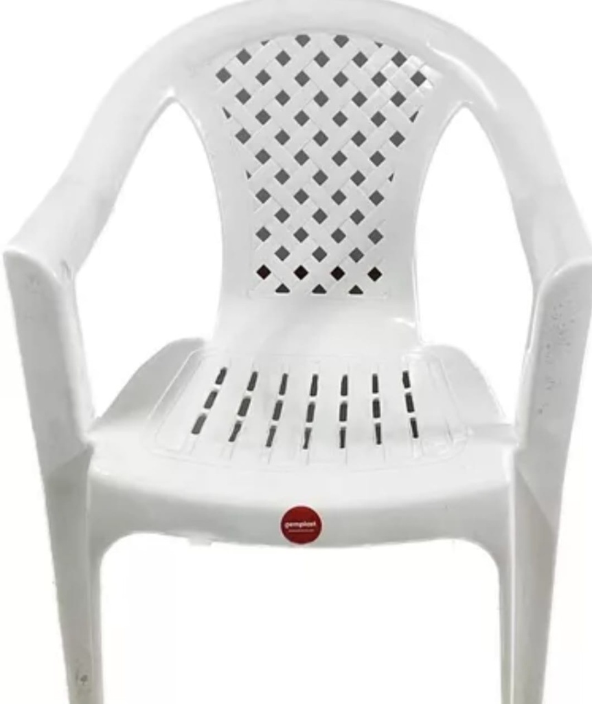 Silla Plastica Blanca Gemplast