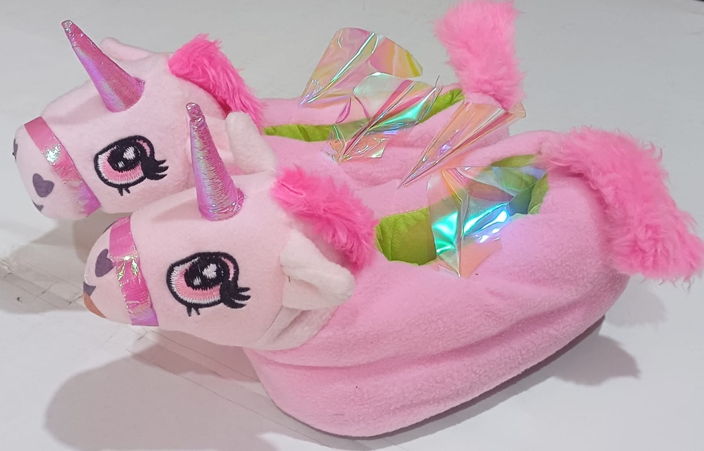 Pantuflas unicornio - Talle 25-34