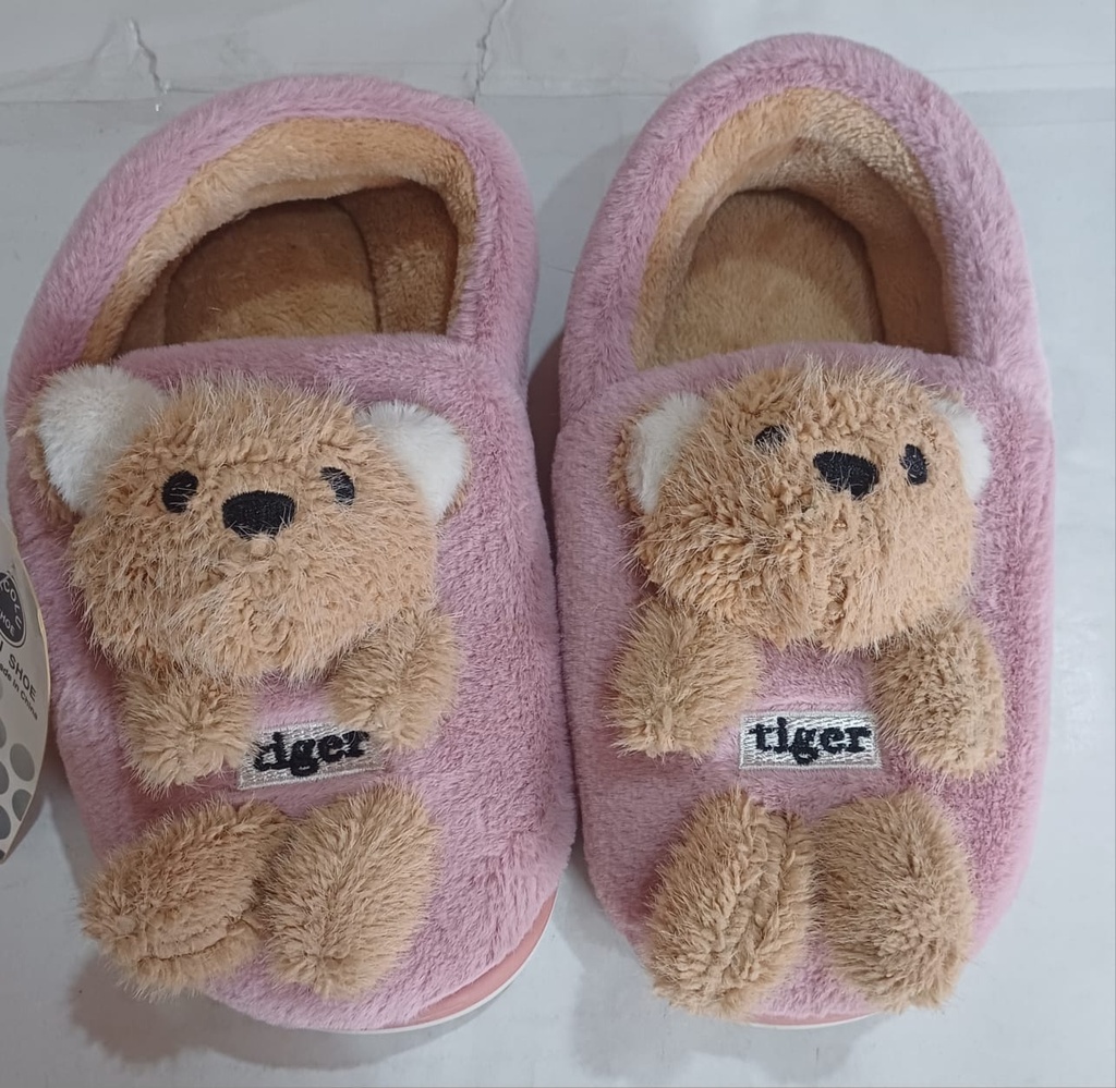 [ART1934] Pantuflas infantil peluditas osito